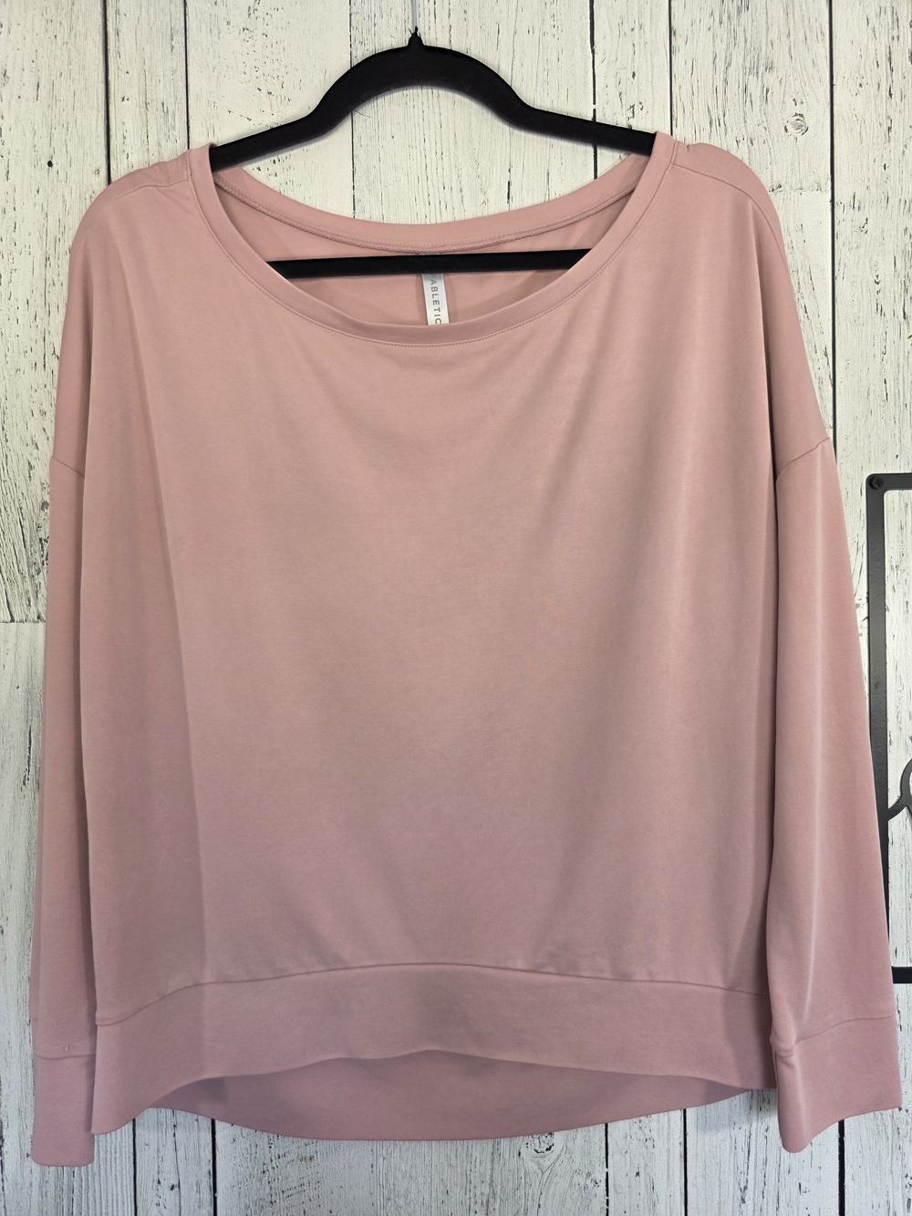 Fabletics Dusty Pink Oversized Long Sleeve Pullover Size XS